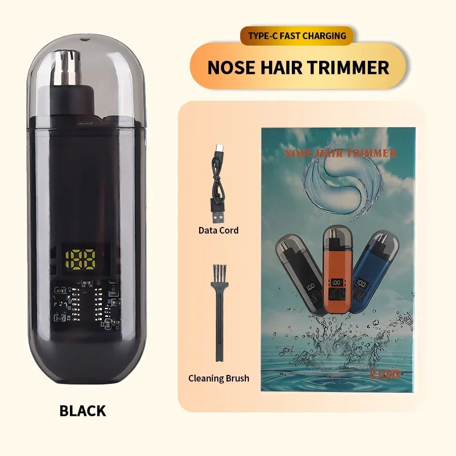 TrimPro 2-in-1 Grooming Tool – Ear, Nose & Eyebrow Trimmer  Clean look. Zero pain. Total precision.