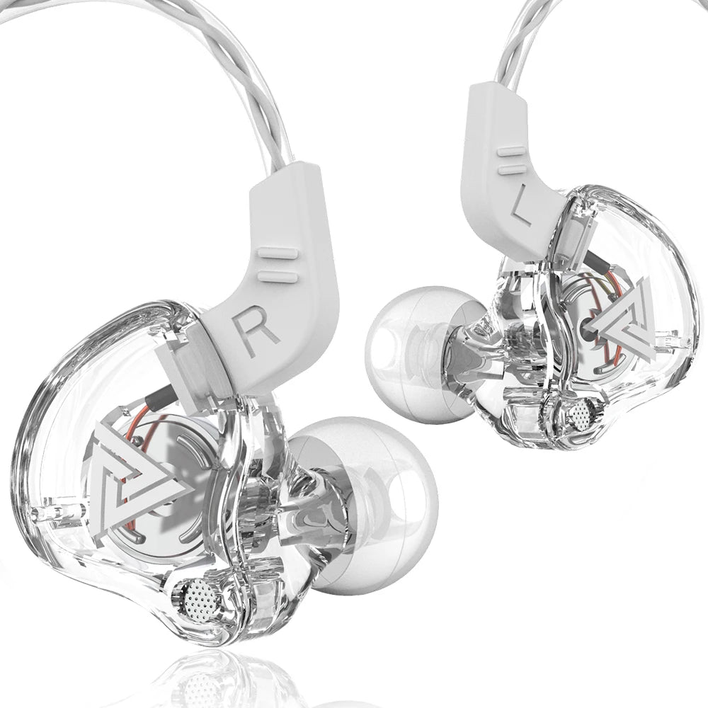 QKZ AK6 HiFi Earphones – 6 Driver In-Ear Headset  Powerful bass. Clear sound. Built for performance.