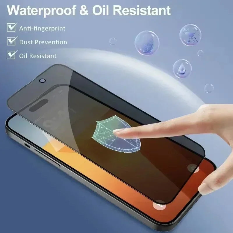 PrivacyShield Tempered Glass – Anti-Spy Screen Protector  Protect your screen—and your privacy—anytime, anywhere.
