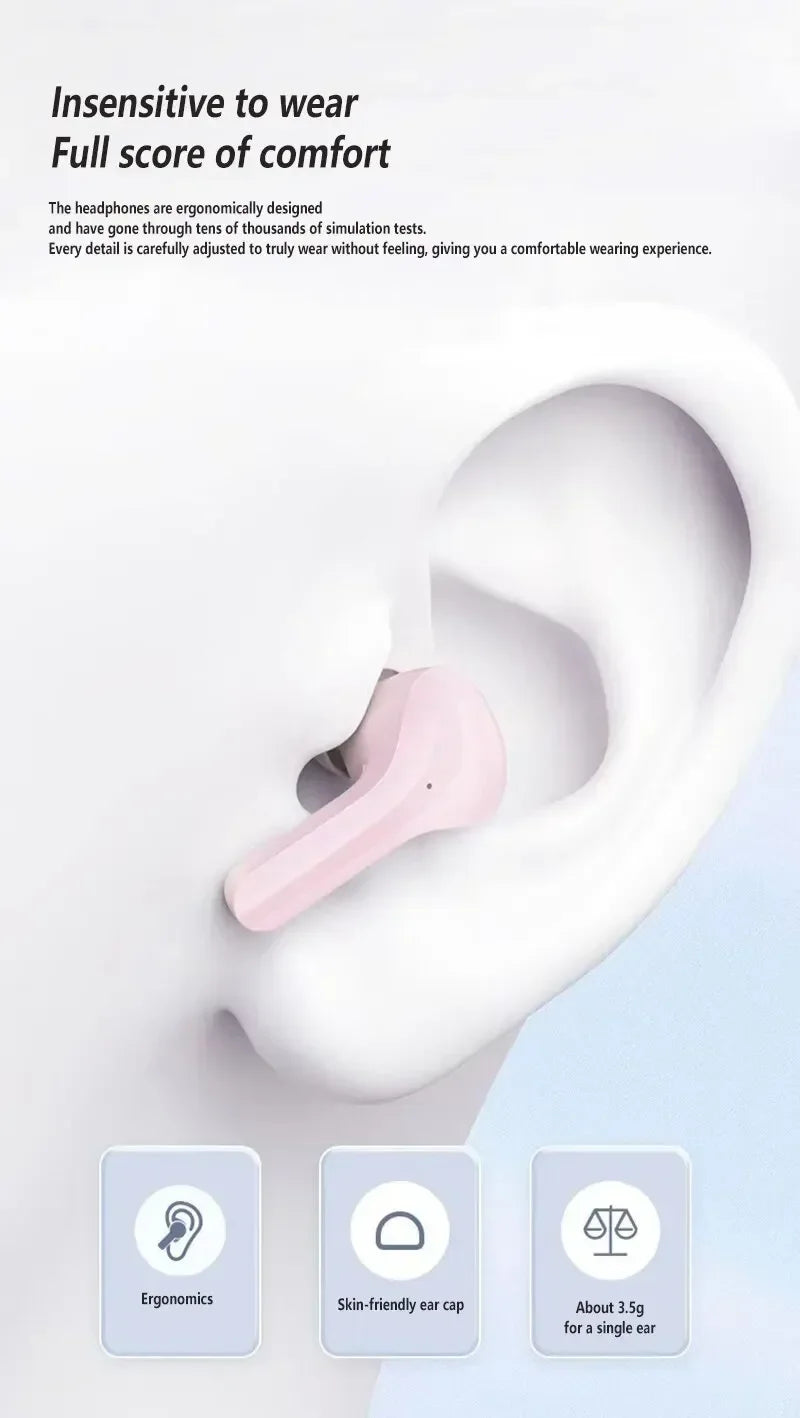 T2 Transparent Wireless Earbuds – LED Display & HiFi Stereo Sound  Futuristic design meets powerful sound.