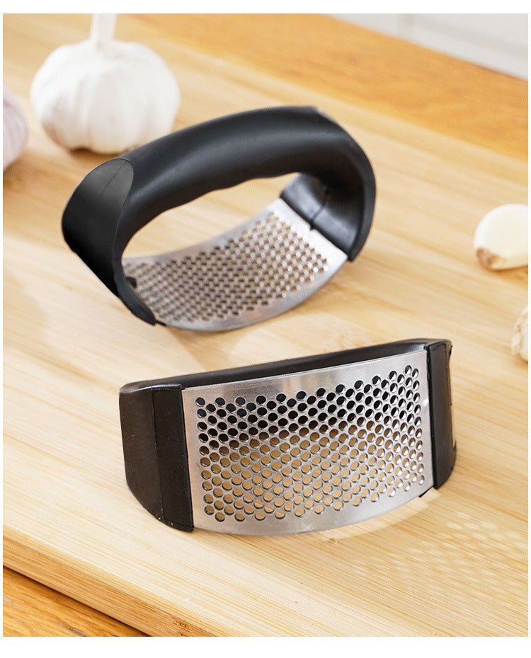 SteelCrush Garlic Press – Stainless Steel Mincer Tool  Crush faster. Cook easier. Upgrade your kitchen.