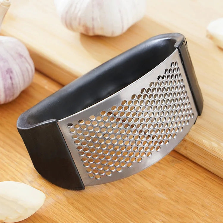 SteelCrush Garlic Press – Stainless Steel Mincer Tool  Crush faster. Cook easier. Upgrade your kitchen.