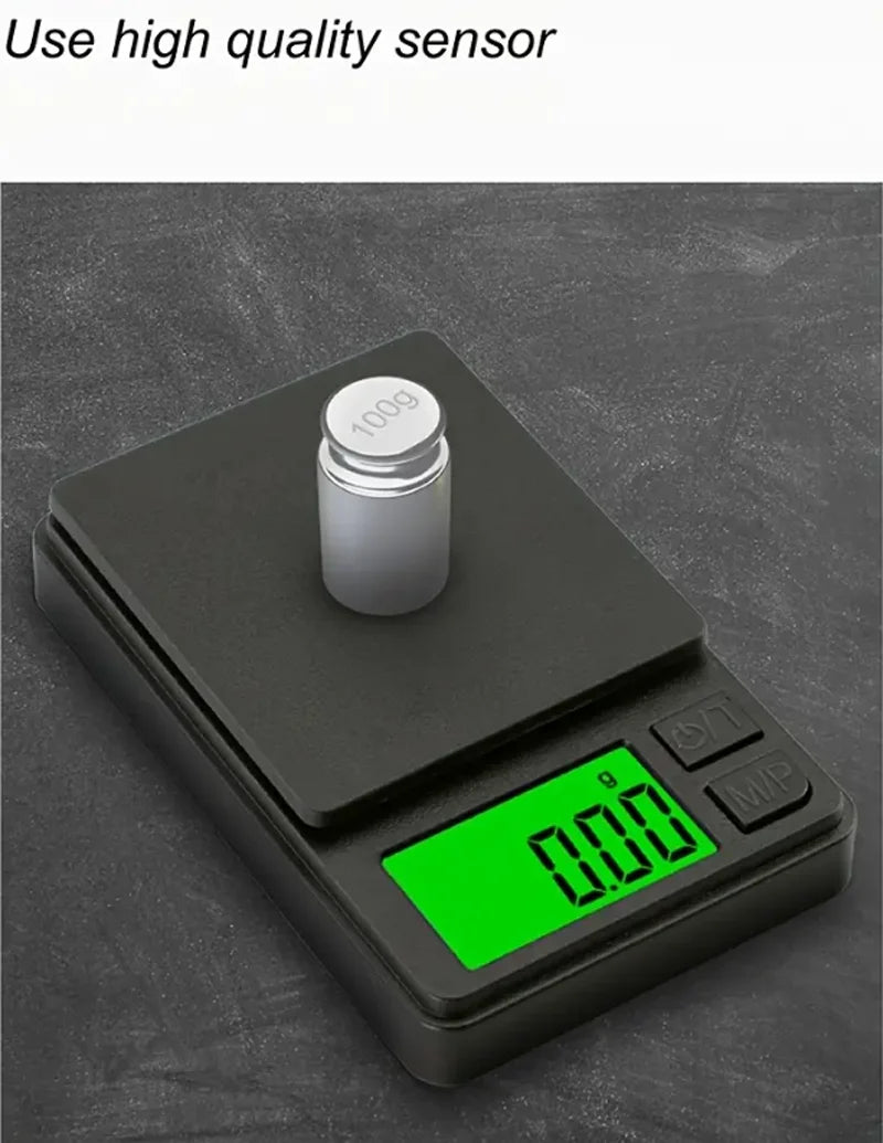 PrecisionPro Pocket Scale – 1000g x 0.1g Digital Scale  Accurate. Portable. Built for precision.