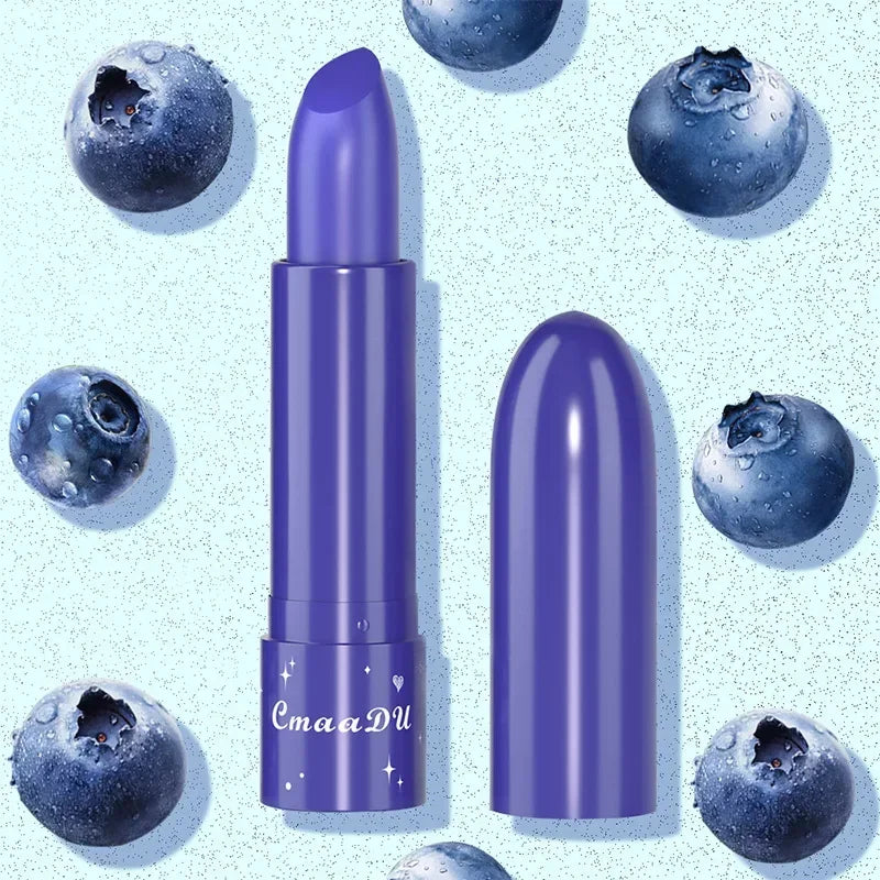 6 Color Waterproof Fruit Color Tinted Shine Changing Moisturizing Nourishing Glow Play Lip Balm lipstick Colour Care