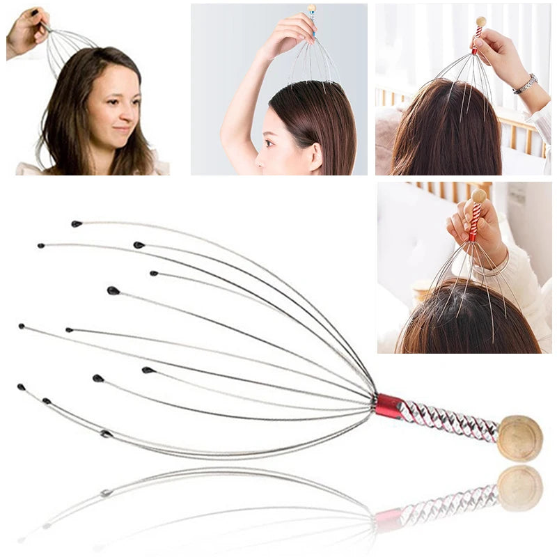ZenScalp Octopus Massager – Relaxing Head & Scalp Therapy Tool  Instant relaxation in seconds. Light, soothing, and satisfying.
