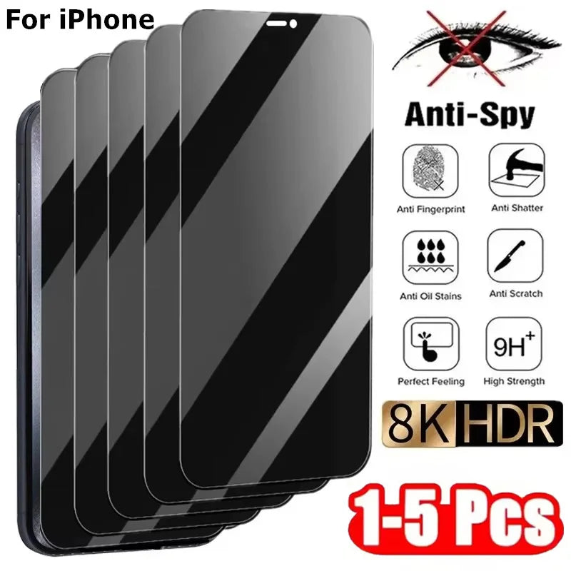 PrivacyGuard Glass – Anti-Spy Screen Protector for iPhone  Your screen. Your privacy. Total protection.