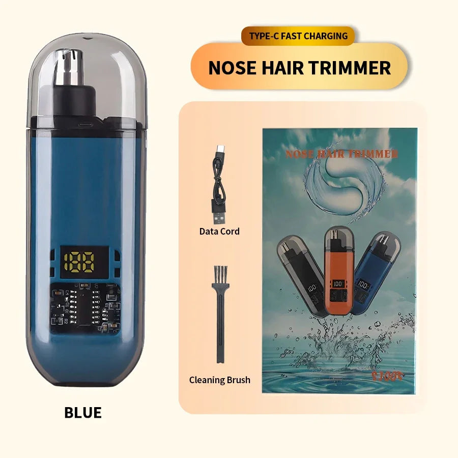 TrimPro 2-in-1 Grooming Tool – Ear, Nose & Eyebrow Trimmer  Clean look. Zero pain. Total precision.