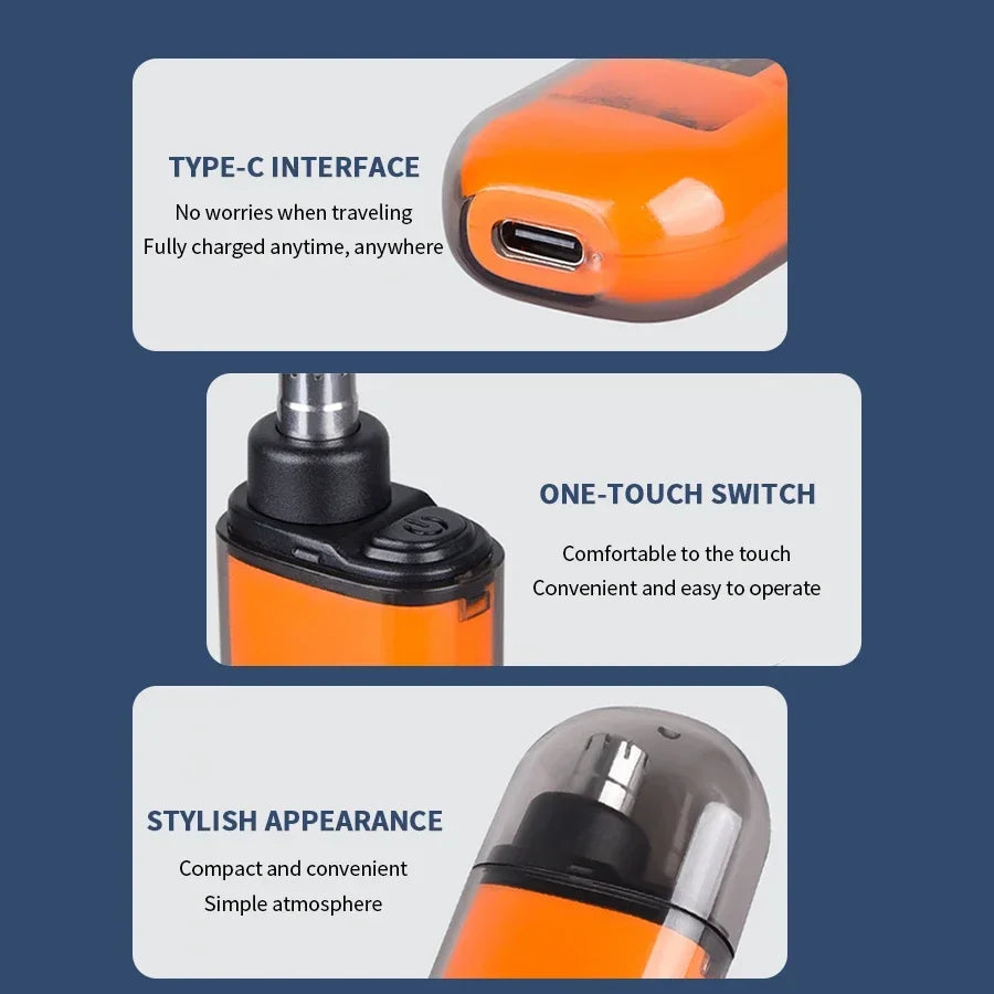 TrimPro 2-in-1 Grooming Kit – Ear, Nose & Eyebrow Trimmer  Precision trimming. Painless comfort. Everyday grooming made easy.