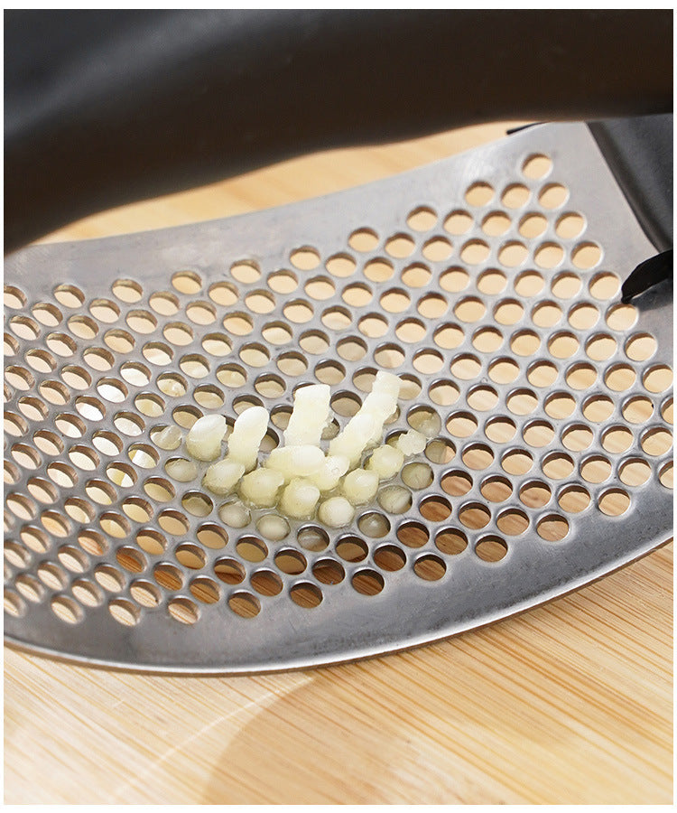 SteelCrush Garlic Press – Stainless Steel Mincer Tool  Crush faster. Cook easier. Upgrade your kitchen.