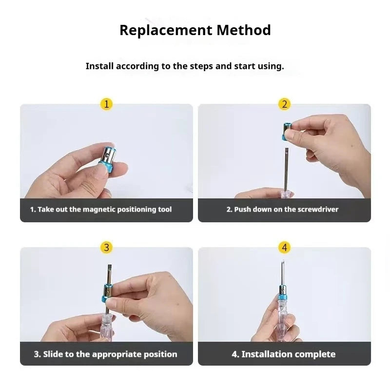 MagniHold Ring – Universal Magnetic Bit Holder  Stronger grip. Faster work. Zero dropped screws.