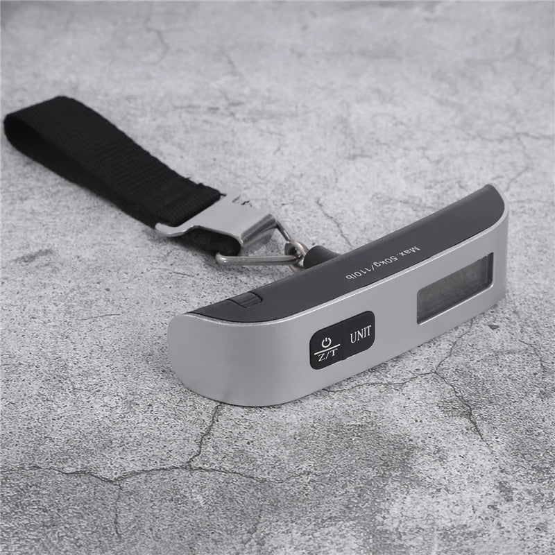 TravelWeigh Digital Scale – Portable Luggage Weight Checker (50kg/110lb)  No surprises at the airport. Travel smarter.