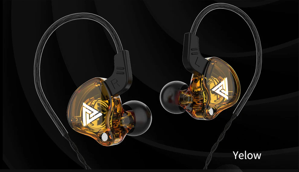 QKZ AK6 HiFi Earphones – 6 Driver In-Ear Headset  Deep bass. Clear sound. Built for everyday performance.