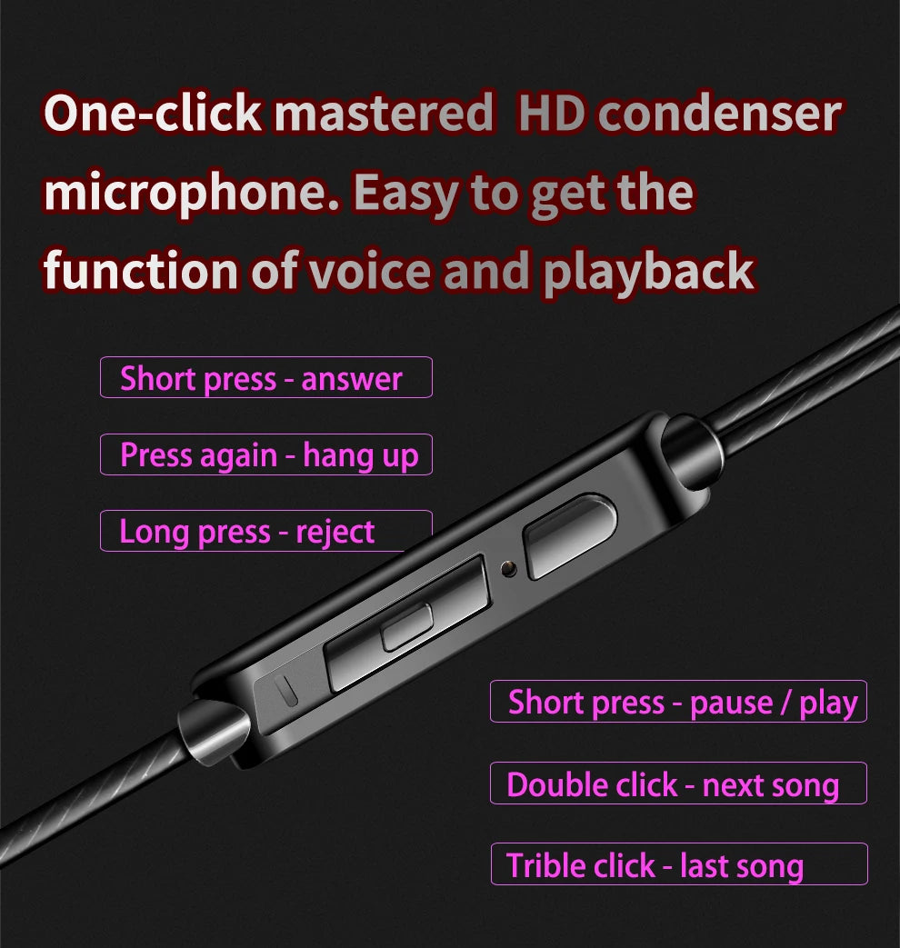 QKZ AK6 HiFi Earphones – 6 Driver In-Ear Headset  Powerful bass. Clear sound. Built for performance.