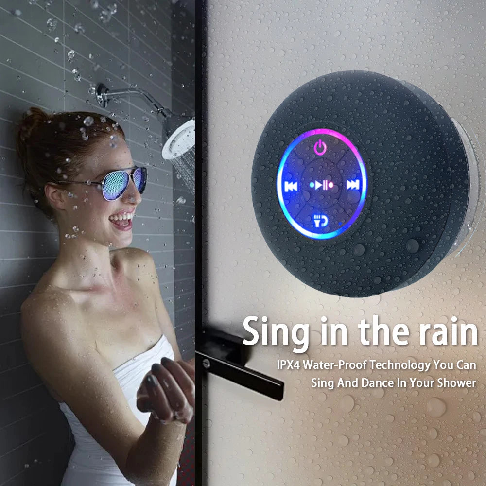 AquaBeat Bluetooth Speaker – LED Waterproof Sound Box  Powerful sound. Cool lights. Take it anywhere.