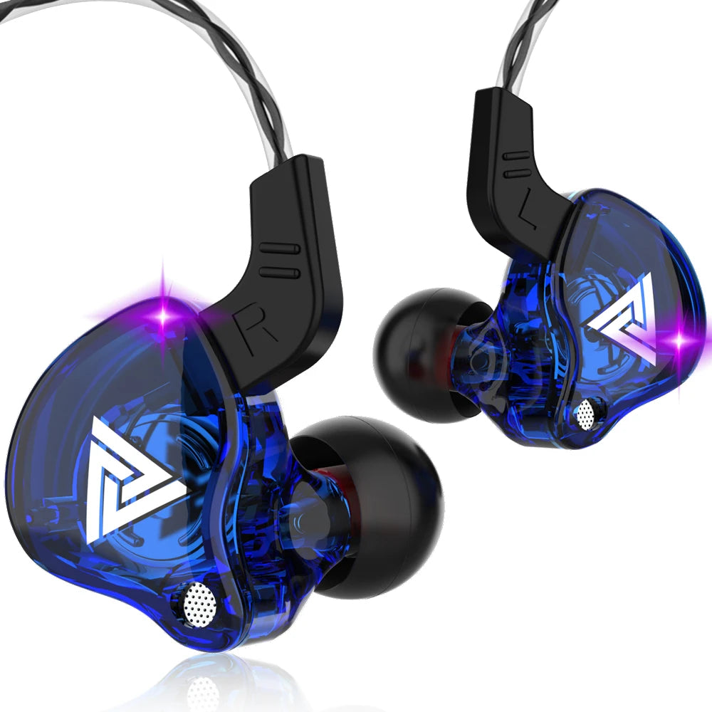 QKZ AK6 HiFi Earphones – 6 Driver In-Ear Headset  Deep bass. Clear sound. Built for everyday performance.