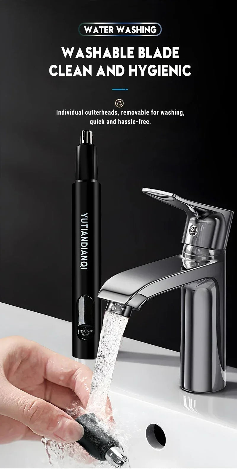 TrimPro 2-in-1 Grooming Kit – Ear, Nose & Eyebrow Trimmer  Precision trimming. Painless comfort. Everyday grooming made easy.
