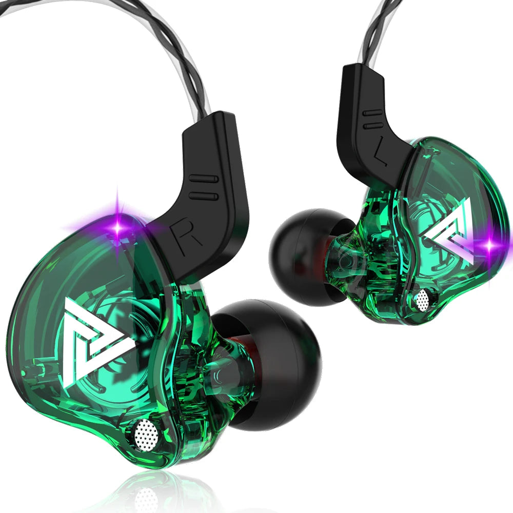 QKZ AK6 HiFi Earphones – 6 Driver In-Ear Headset  Deep bass. Clear sound. Built for everyday performance.