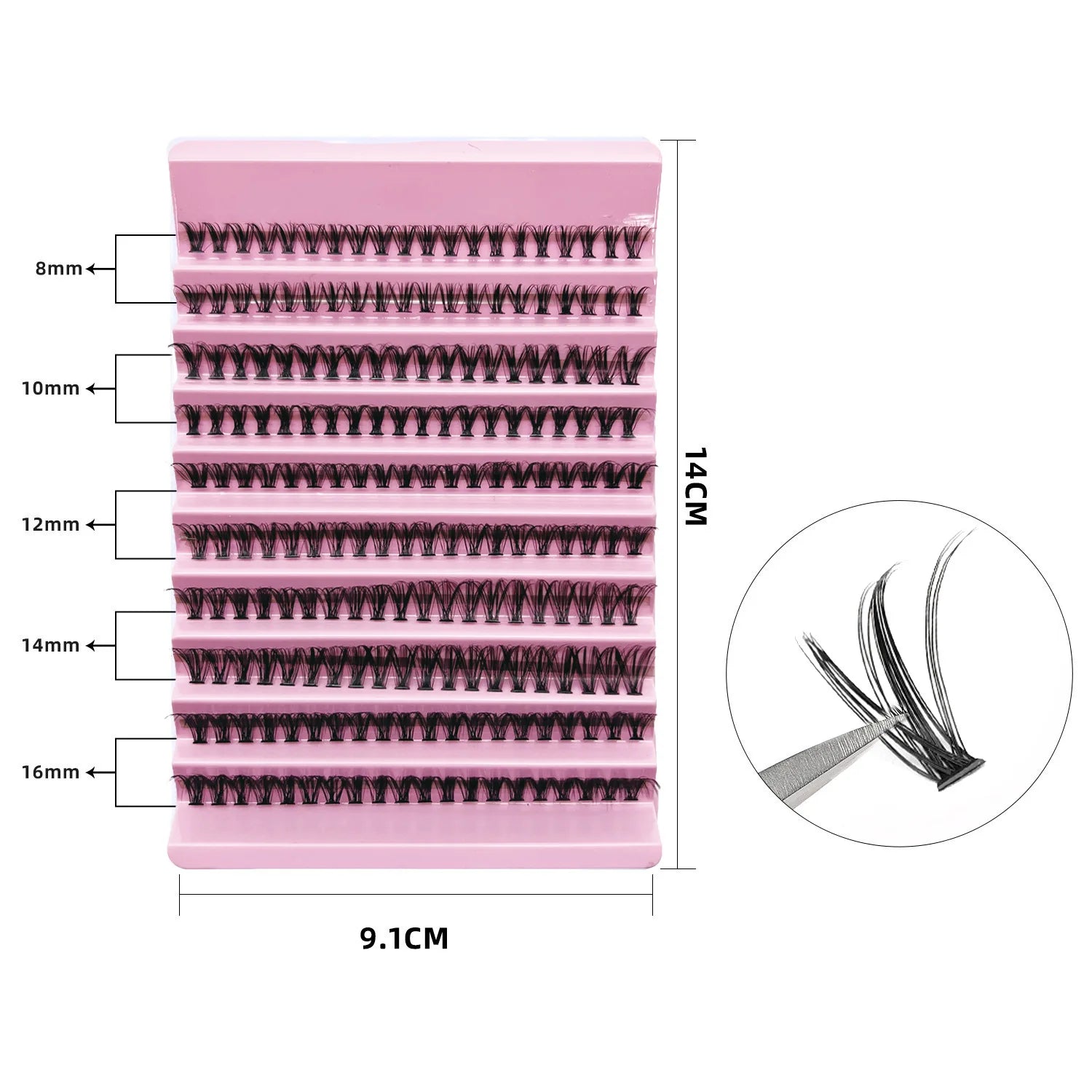 LashMuse Cluster Lashes – Natural Volume DIY Extensions (200pcs)  Salon-quality lashes at home. Soft, natural, and effortlessly stunning.
