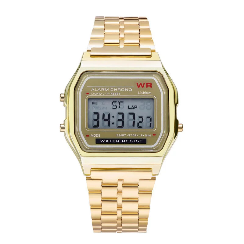 F91W Classic Digital Watch – Steel Band Edition  Timeless design. Everyday function. Reliable style.