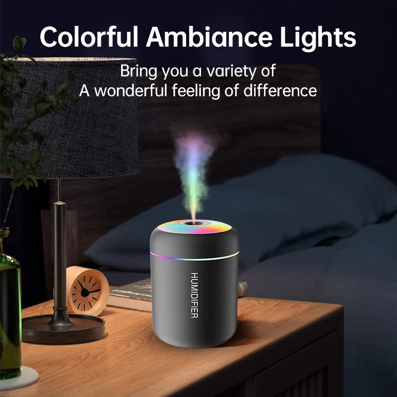 AromaMist Mini Humidifier – 180ML USB Diffuser  Fresh air. Relaxing scent. Peaceful atmosphere.