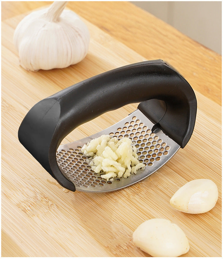 SteelCrush Garlic Press – Stainless Steel Mincer Tool  Crush faster. Cook easier. Upgrade your kitchen.