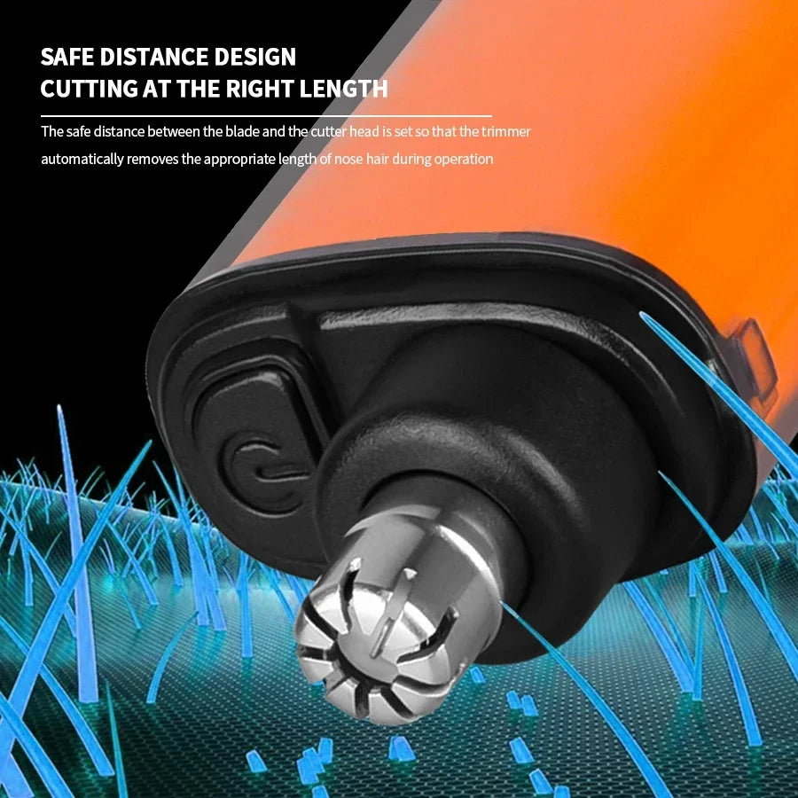 TrimPro 2-in-1 Grooming Tool – Ear, Nose & Eyebrow Trimmer  Clean look. Zero pain. Total precision.