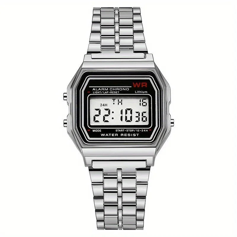F91W Classic Digital Watch – Steel Band Edition  Timeless design. Everyday function. Reliable style.