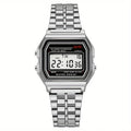 F91W Classic Digital Watch – Steel Band Edition  Timeless design. Everyday function. Reliable style.
