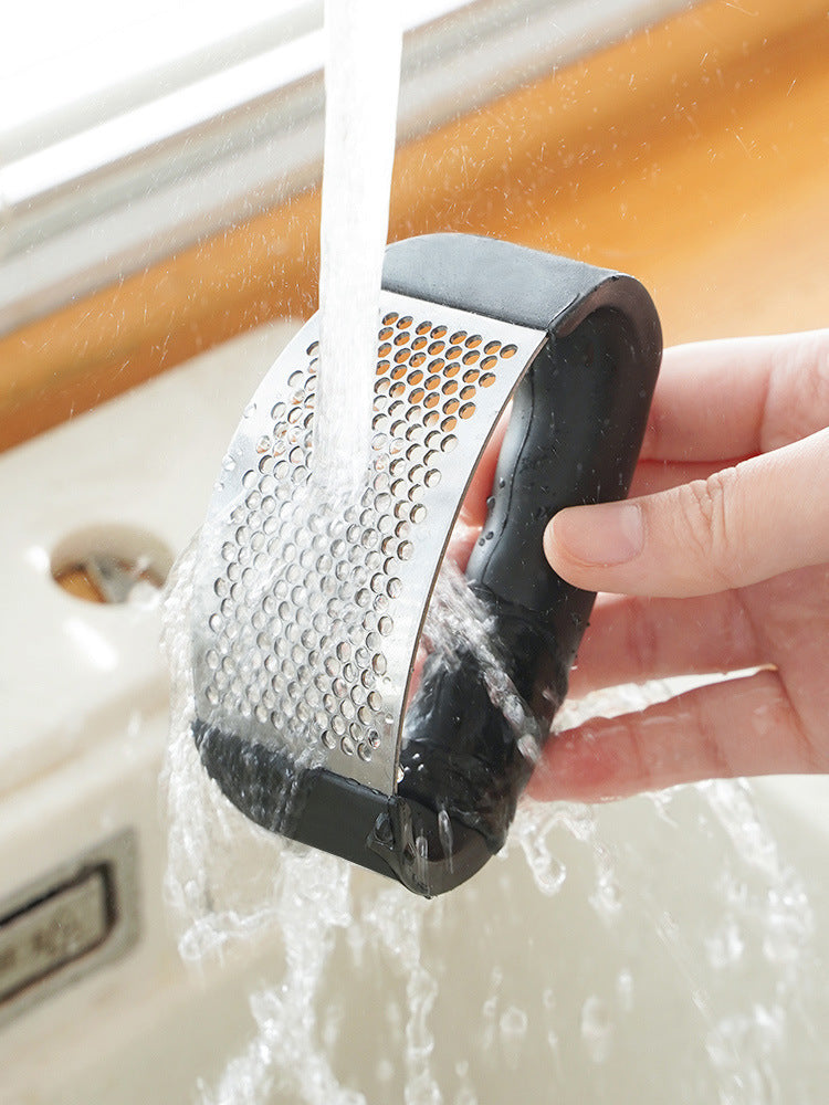 SteelCrush Garlic Press – Stainless Steel Mincer Tool  Crush faster. Cook easier. Upgrade your kitchen.