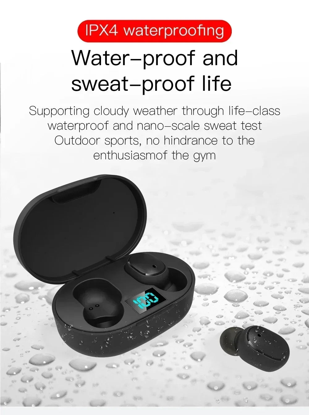 E6S Wireless Earbuds – Noise Reduction & Deep Bass Sound  Compact, powerful, and made for everyday listening.