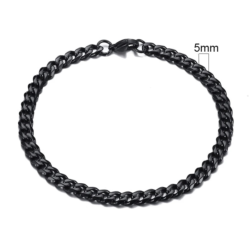 Curb Core Bracelet – Stainless Steel Cuban Link  Solid build. Clean style. Everyday power.