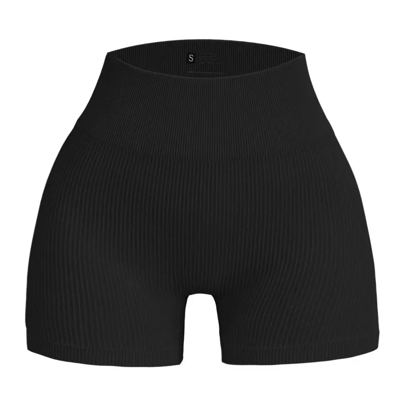 SculptFit Seamless Shorts – High-Waist Gym Essential  Lift, shape, and move with confidence.