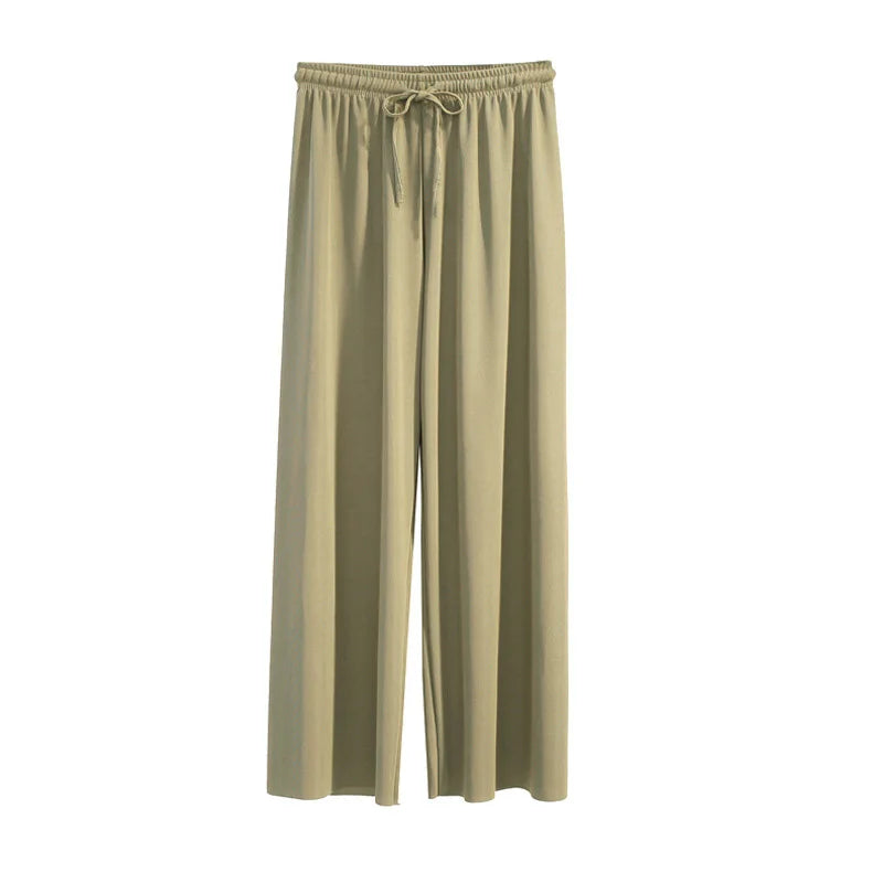 SilkAir Wide-Leg Pants – Lightweight Summer Comfort  Flowy, cool, and effortlessly elegant.