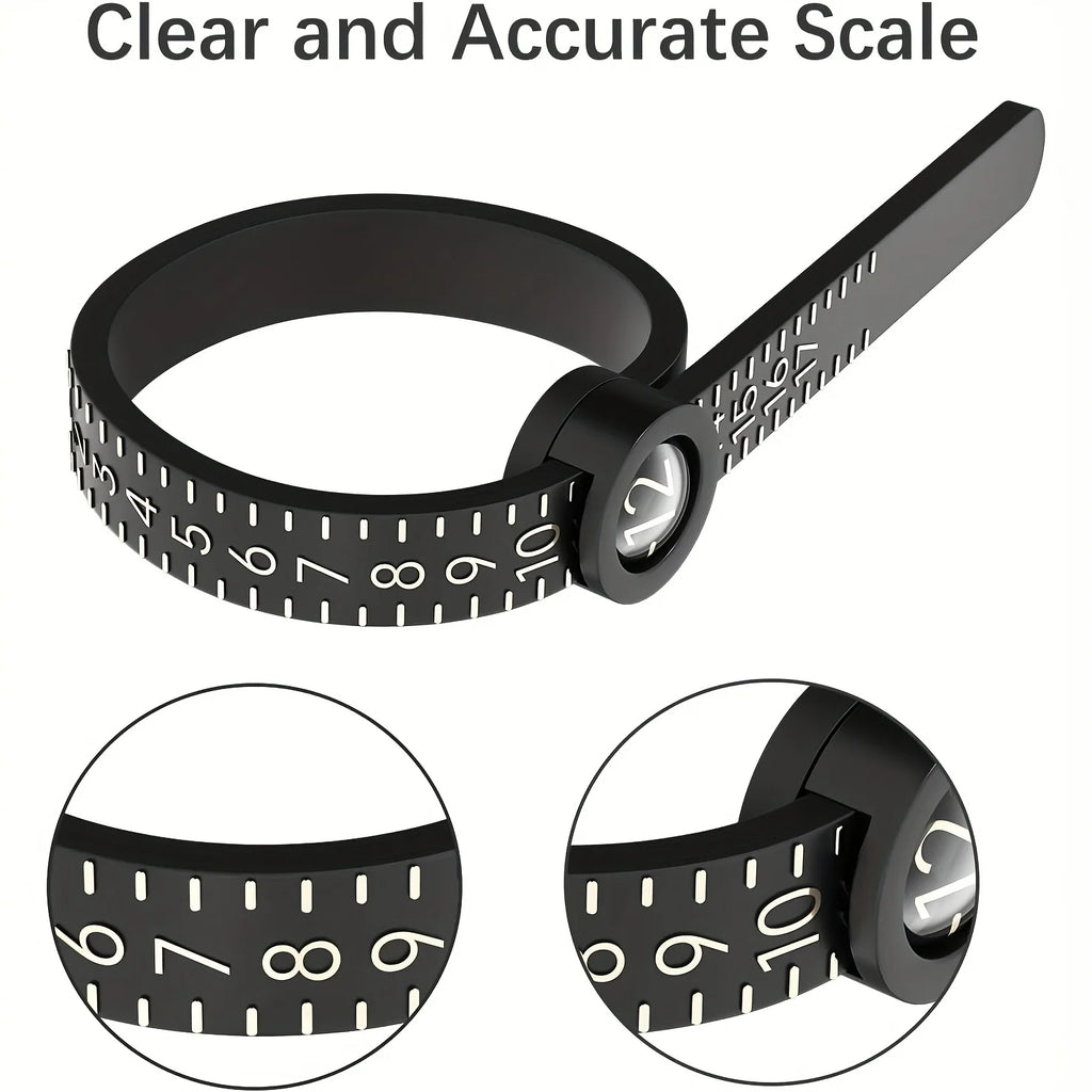 SizePerfect Ring Sizer – Multi-Scale Measuring Tool with Magnifier  Measure right. Fit perfectly. No guesswork.