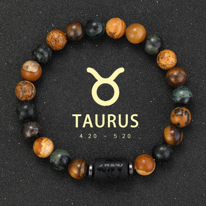ZodiacStone Bracelet – Natural Crystal Horoscope Band  Your sign. Your energy. Your story.