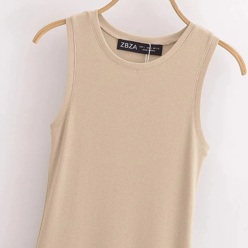EleganceFlow Maxi Dress – Sleeveless Vintage Style  Timeless design. Effortless grace. Everyday elegance.