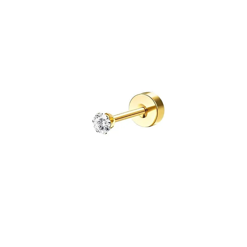PureSafe Flat Back Earrings – Surgical Steel Studs  Gentle on skin. Sleek in style. Made for everyday comfort.