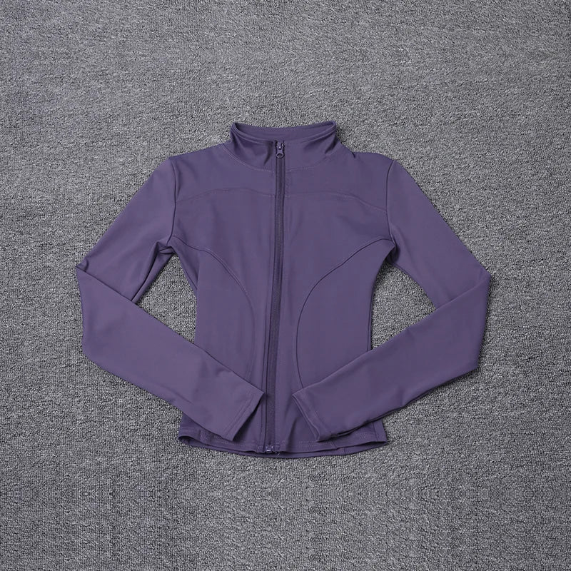 FlexFit Sport Jacket – Long Sleeve Workout Top  Lightweight feel. Sleek fit. Built for movement.