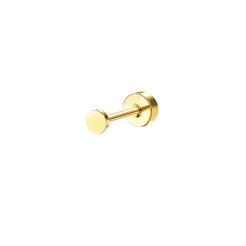 PureSafe Flat Back Earrings – Surgical Steel Studs  Gentle on skin. Sleek in style. Made for everyday comfort.
