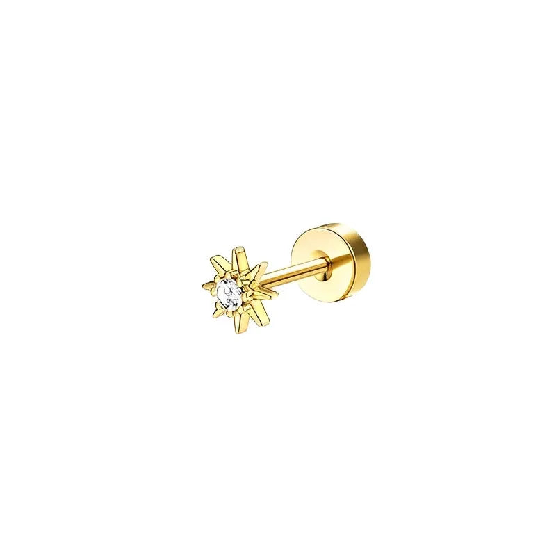 PureSafe Flat Back Earrings – Surgical Steel Studs  Gentle on skin. Sleek in style. Made for everyday comfort.
