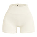 Women's Ribbed Knited Shorts Seamless Yoga Shorts Stretchy High Waist Shorts Sexy Hip Liftting Cycling Running Three Point Pants