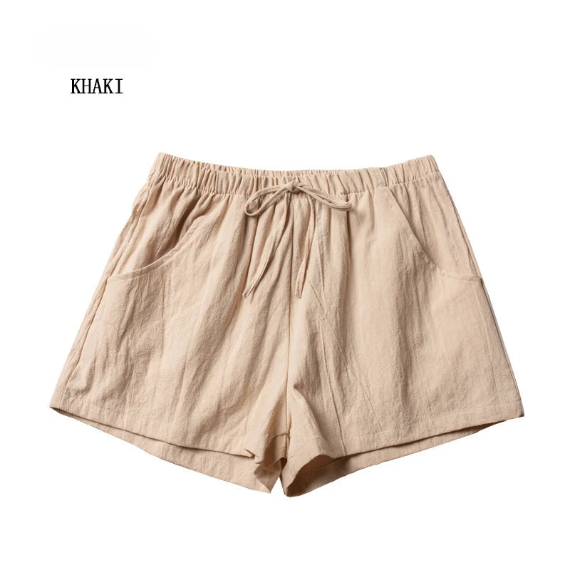 FlexLinen High-Waist Shorts – Lightweight Active Comfort  Move freely. Stay cool. Look effortlessly stylish.
