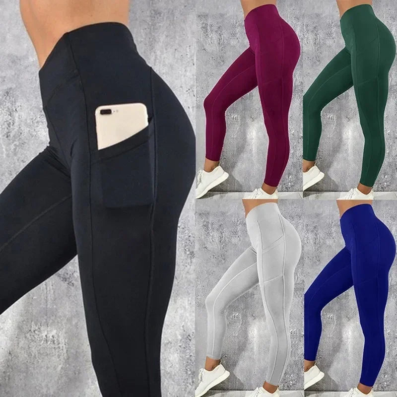 PocketSculpt Leggings – High-Waist Butt Lift Fit  Train smart. Stay confident. Carry your essentials.
