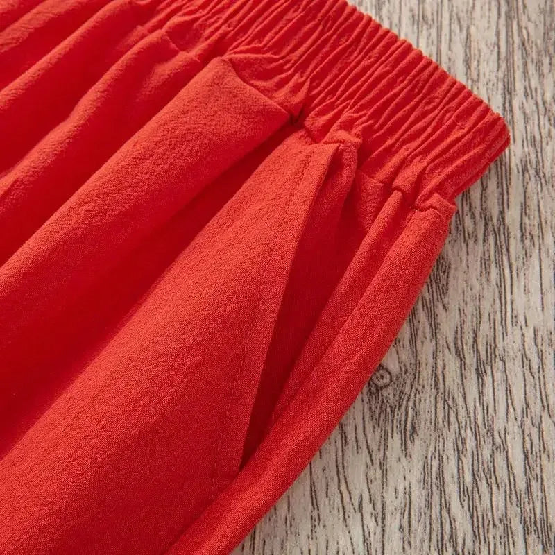 LinenEase Harem Pants – Casual Elastic Summer Trousers  Relaxed comfort with effortless summer style.