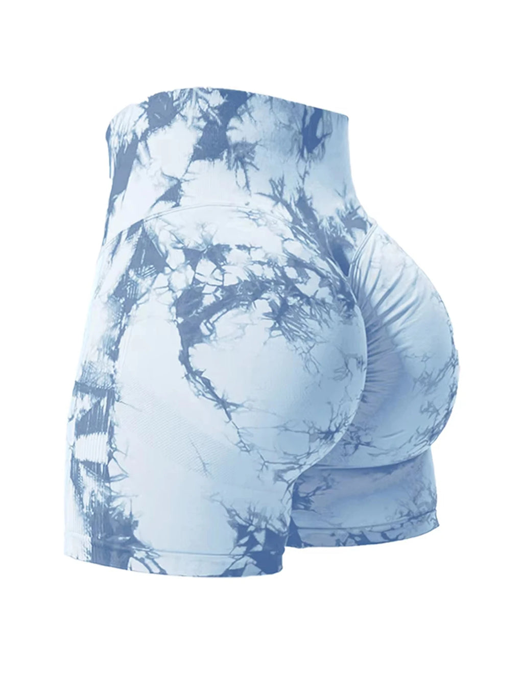 TieDye Sculpt Shorts – 2PCS Seamless Gym Set  Bold colors. Sculpted curves. Maximum confidence.