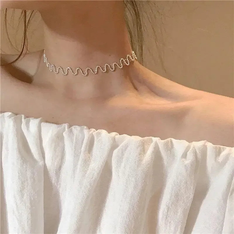 ButterflyMuse Necklace – Vintage Gold Charm Choker  Delicate charm. Vintage glow. Aesthetic elegance.