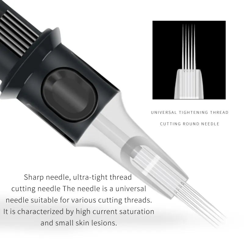 Professional Tattoo Cartridge Needles – 10PCS Disposable Set