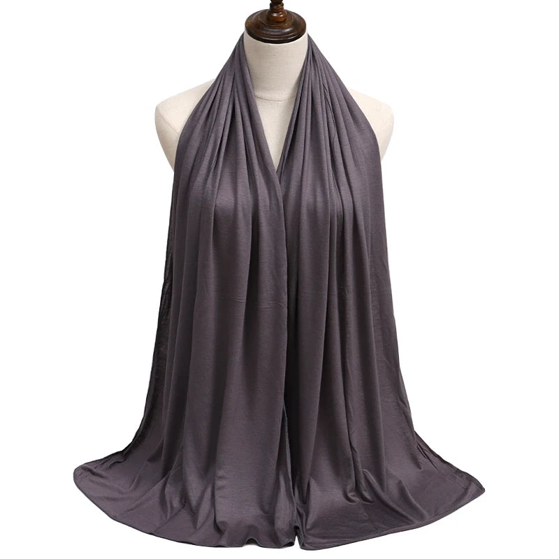 ModalSoft Hijab – Premium Cotton Jersey Scarf  Soft touch. Elegant drape. Everyday comfort.