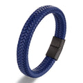 Titan Rope Bracelet – Leather & Steel Magnetic Band  Strong look. Clean design. Built for everyday style.
