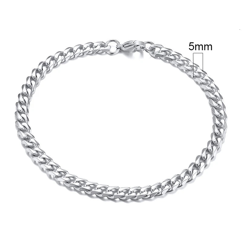 Curb Core Bracelet – Stainless Steel Cuban Link  Solid build. Clean style. Everyday power.